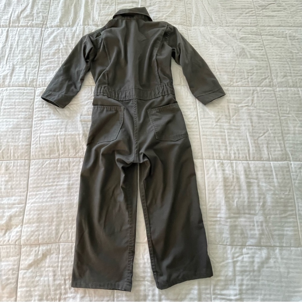 Vintage Key Imperial Kids Mechanic Jumpsuit Coveralls Unlined USA 70s-80s Size 6 - Picture 3 of 11